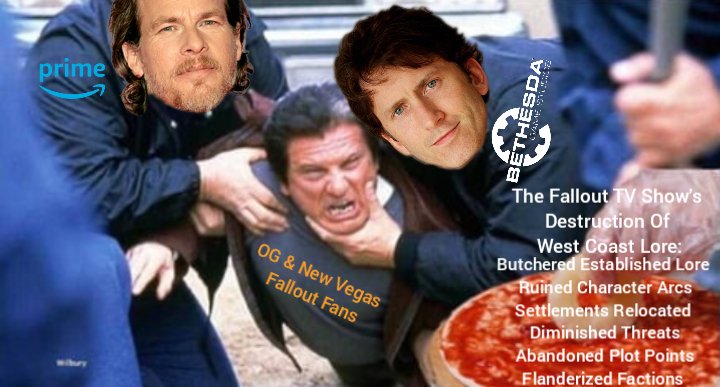 VaultKing_14's tweet image. With the amount of retcons that The Fallout TV Show has made throughout its first two seasons, I'm gonna start a series of Tweets that highlight some of the more notable ones, heh &amp;amp; they say that the show &amp;amp; video game series is in the same continuity... LOL! 
#Fallout