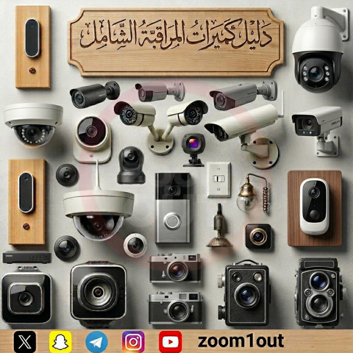 Zoom1out's tweet image. ⛓️ سلسلة شروحات 💡
كيف تختار كميرات المراقبة؟ 🎦

كميرا المراقبة صارت من الاحتياجات الضرورية في المنزل او العمل او المحلات او حتى المزارع والاستراحات

وبسبب اهميتها لازم اعرف كيف اختار اللي يناسبني منها .. 🤔

في هالسلسلة، راح أذكر 🔟 معايير يجب مراعاتها عند اختيارك كميرات