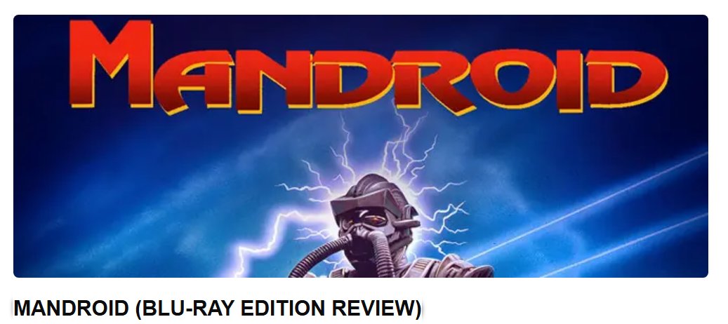 fullmoonhorror's tweet image. MANDROID (Blu-ray Edition Review)
A #FullMoon Features production released in video stores on August 18, 1993, through #Paramount Home Video, Mandroid and directed by Jack Ersgard
Click on link:
crypticrock.com/mandroid-blu-r…