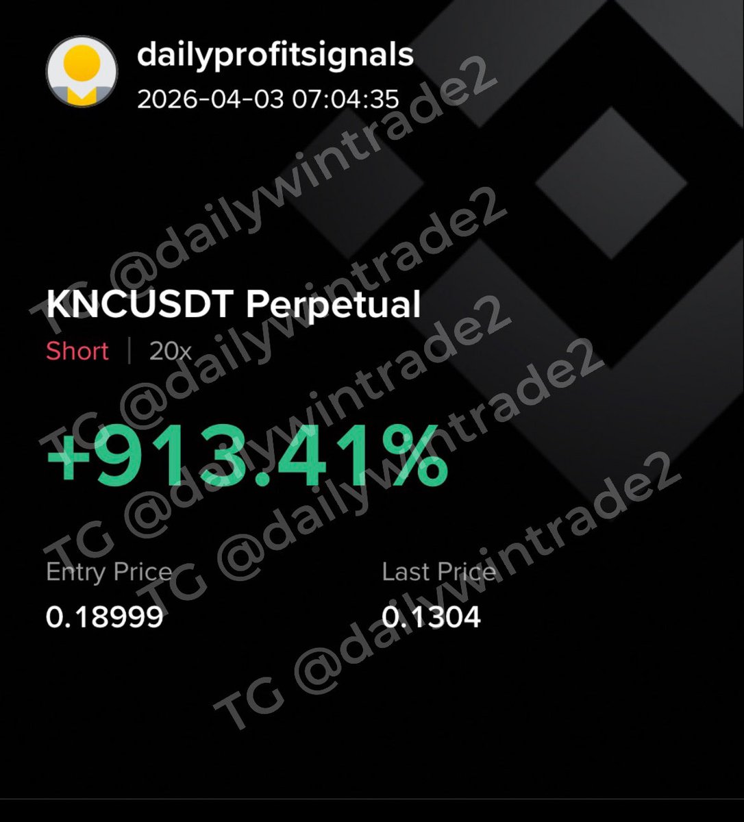 dailywintrade's tweet image. Daily profits signals trade and results #ETHFI #KNC #Bitcoin #crypto #bnb #PNL