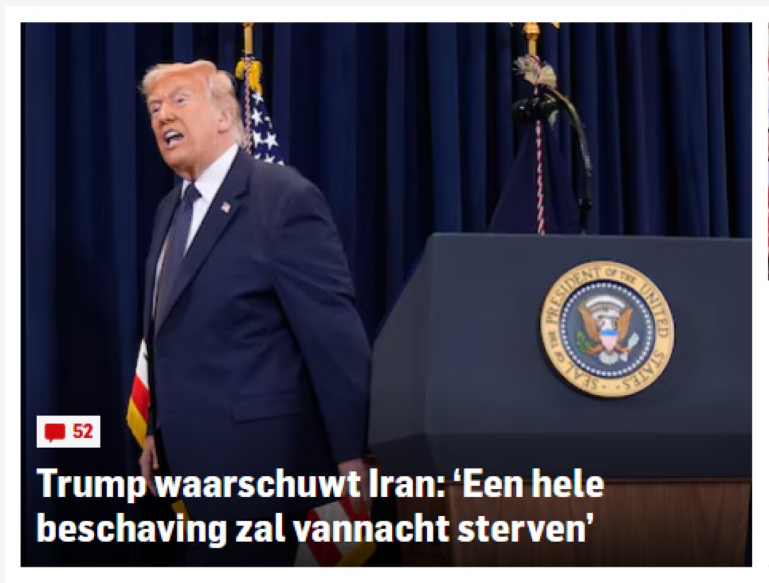 Volgende week bij deze gek een nachtje gaan slapen, dat lijkt mij geen goed idee. Een beschaving laten sterven……… 🤷🏼‍♂️