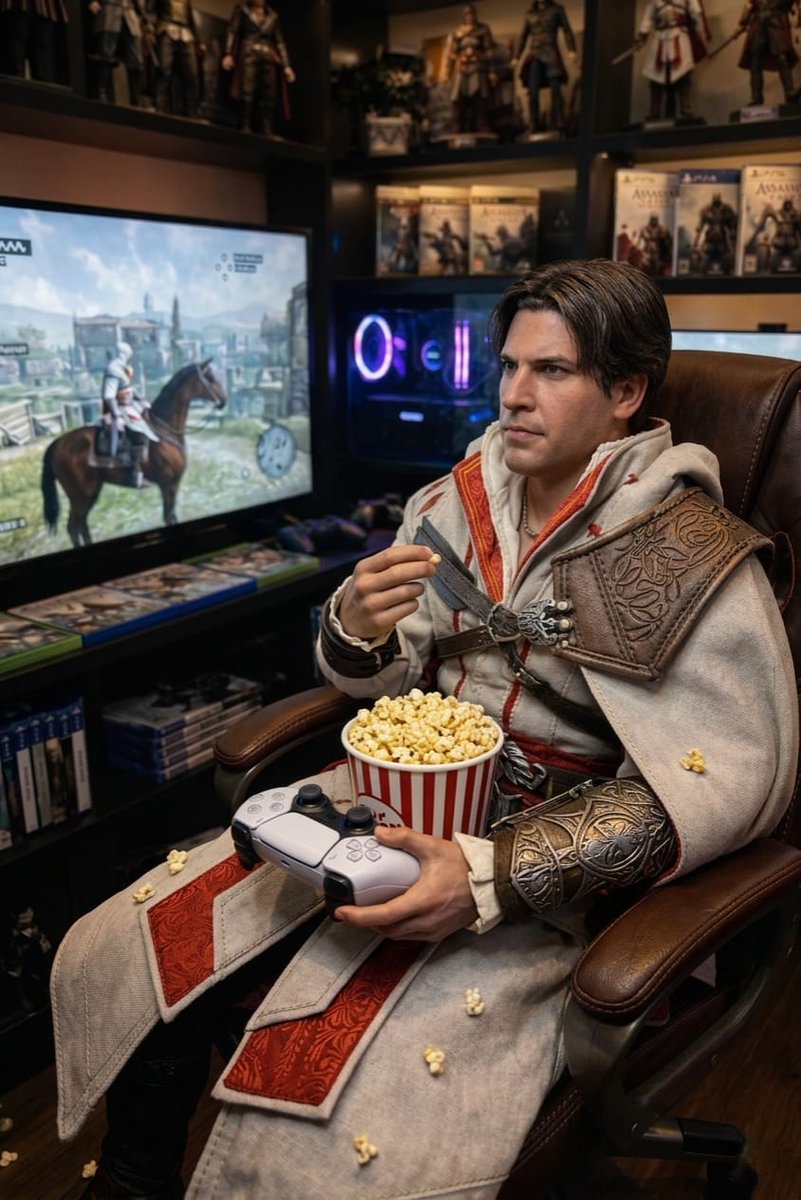 Gremio_Sombras's tweet image. ¿Jugamos? 🎮

#AssassinsCreed #Gamers #Videojuegos #EzioAuditore #GamerComunity