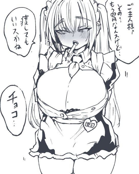 僕はこういうメイドさんが好きでね… 