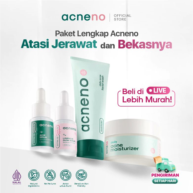 mrfox_fire's tweet photo. Jerawat muncul terus? coba ini deh

Awalnya coba karena lagi breakout… eh lama-lama malah cocok, gak separah dulu

✔ Paket lengkap, tinggal pake
✔ Jerawat lebih kalem, gak terlalu meradang
⭐ Rating 4.9, udah banyak yang pakai

🛒 https://t.co/JgZ8hKr8lD 💨

#jerawat #acne https://t.co/ASfPvtno2H