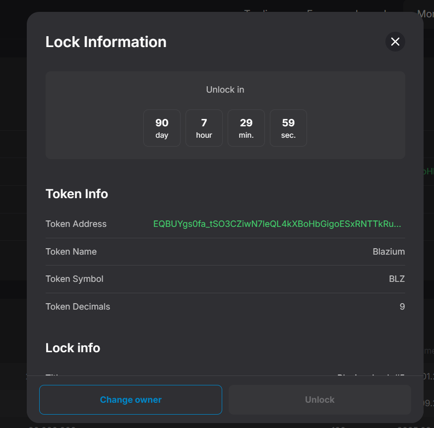 blaziumtoken's tweet photo. HELLO!

204,997,800 $BLZ tokens have been locked for 4 months, and after that, they will be locked again for another 4 months!

Transaction: https://t.co/zmNLsUtA5V

We are committed to building a stronger and more reliable ecosystem! https://t.co/sOsjmVhcpY