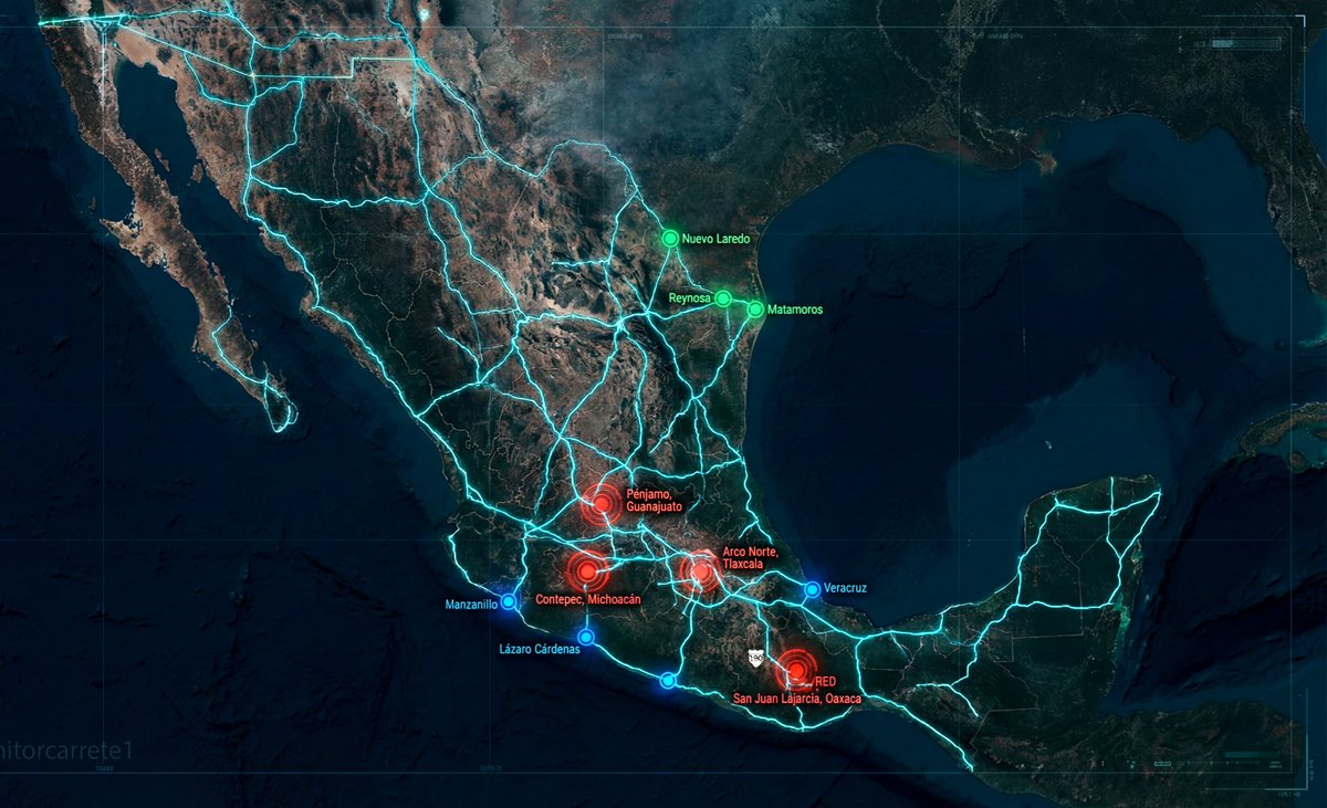 🚨 ReporteCarretero | 07 ABR |

🔴 EVITA ahora:
Mex-Gdl km 133 CERRADO (Contepec)
Arco Norte km 194 LENTO (Tlaxcala)
Mex-Toluca 5 KM FILA
Eje 57 NEBLINA + accidente
Fed 190 Oaxaca CERRADO (2do día)

🟢 LIBRES:
Frontera norte ✓
Puertos ✓
Aeropuertos ✓

⚠️ PICO de tráfico 16-20h