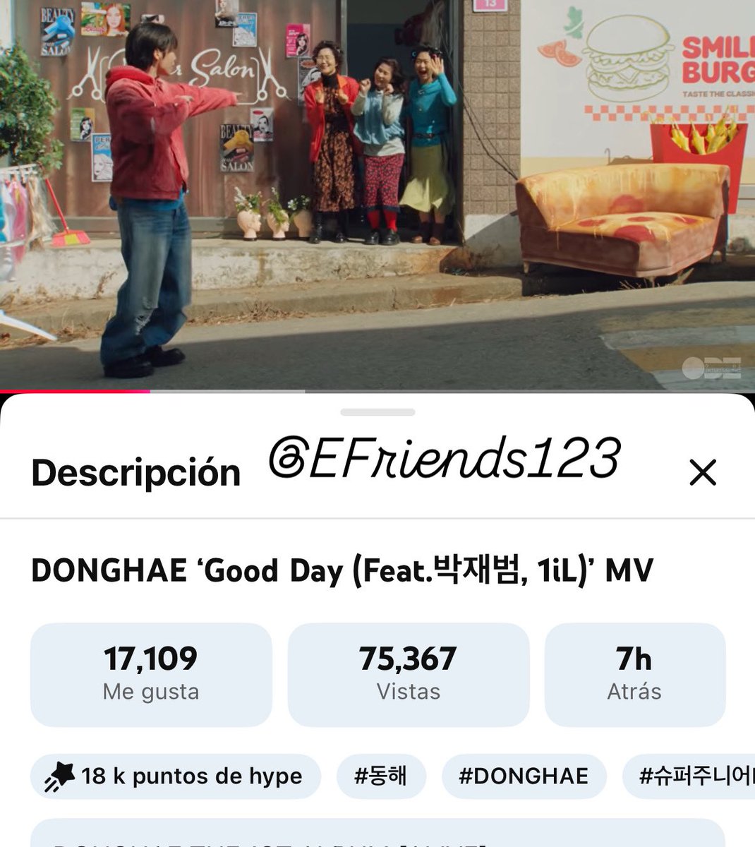 EFriends123's tweet photo. @SJ_DnE_official Hemos estado esperando nueva música de DH y ahora que llegó este nuevo MV, no decepcionó💙🫶🏻 es un mv con mucha energía y vibra positiva, la estoy escuchando desde que me desperté y sin duda estoy teniendo a GOOD DAY
Gracias Hae💙

#동해 #DONGHAE
#ALIVE #Good_Day_MV시청인증 https://t.co/ji1flEI4OM