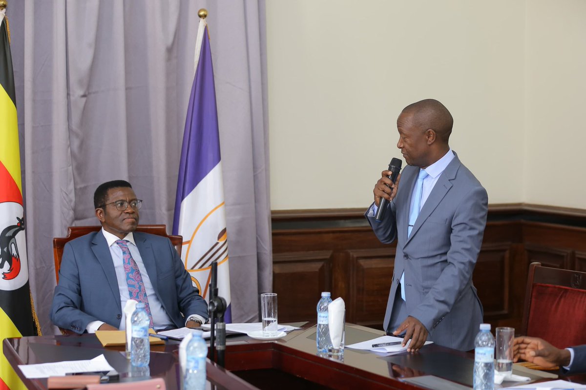 robert_serwanga's tweet photo. Today, I joined the Katikkiro as he welcomed musician Irene Ntale and her husband Vincent Kalibbala. The two were encouraged to nurture their marriage in a way that inspires those who know them to also embrace marriage.

As the Ministry of Youth, Sports and the Arts, we remain committed to supporting talent and artists to ensure their industry aligns with the Kingdom’s new initiative, #SitulaOmutindo.

Marriage, just like any other achievement, is a step of progress — including for people in the arts industry.