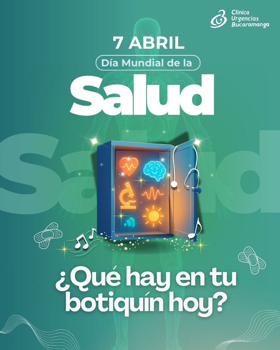 CLINICADEURGEN1's tweet photo. En el #DíaMundialDeLaSalud, abrimos nuestro Botiquín Emocional:
🔬 Ciencia para sanar. 
❤️ Corazón para cuidar. 
🤝 Empatía para conectar.
La salud es un equilibrio entre el conocimiento y la calidez. ¿Cuál es tu hábito de autocuidado hoy? ✍️
#SaludIntegral #Parkinson2026 https://t.co/4QJxll88Xr
