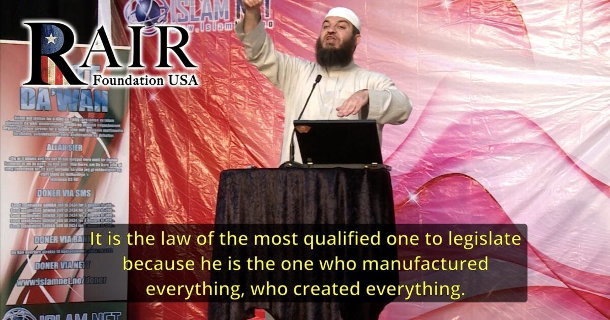 👇👇👇 WAKE-UP AMERICA 👇👇👇  
Sharia Is Islam: Why the West Keeps Getting This Wrong
RAIR Foundation USA
Apr 07, 2026
rairfoundation.substack.com/p/sharia-is-is…