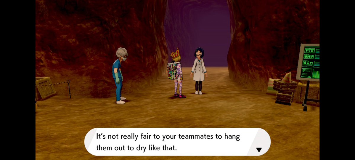 JessieWeston22's tweet image. Damn getting told off by the Pokémon lady lol but I'm sure the NPC people are fine. #pokemonshield 
#pokemon