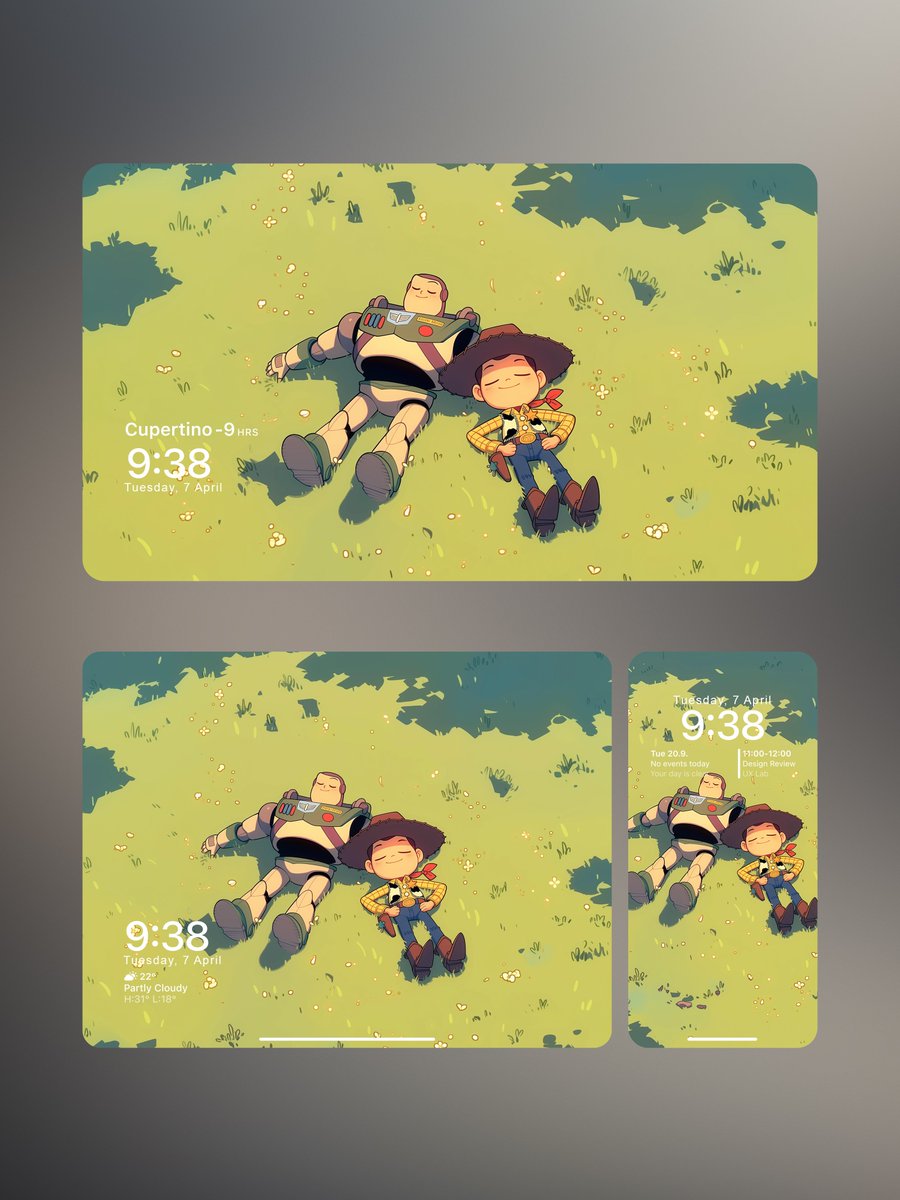 Eryth_Studio's tweet photo. Woody and Buzz - Dual Backgrounds 📱📱 https://t.co/0cbwiNCvdL