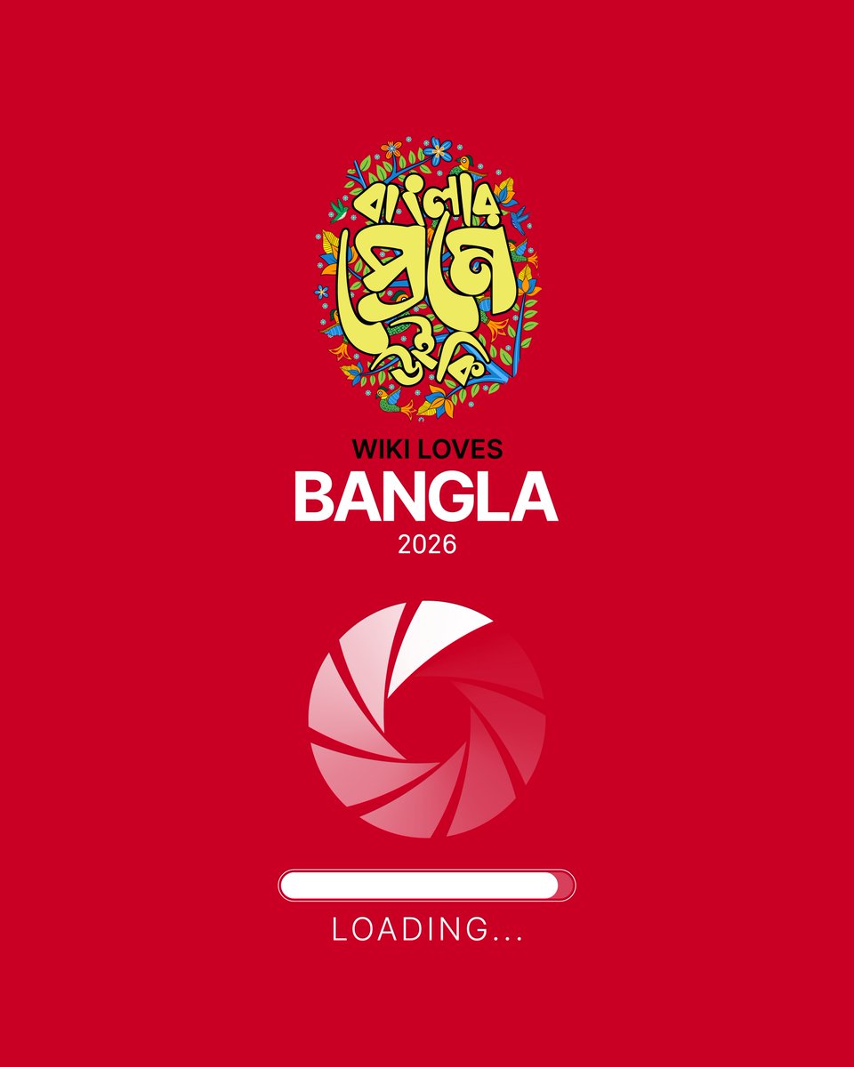 wikilovesbangla's tweet photo. Wiki Loves Bangla 2026 begins on April 14 and will continue till May 15.

This year's theme: Bangla Festival

Stay tuned—Wiki Loves Bangla 2026 is loading…

📖Learn more: https://t.co/t8uW0wcKjR

#WikiLovesBangla #BanglaWikiMoitree #WikimediaFoundation #WikiCommons https://t.co/xImBGrsYig