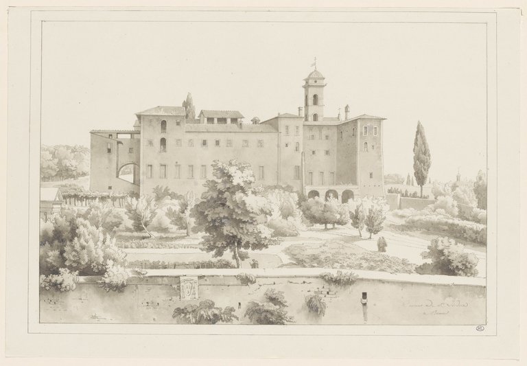 jdmccafferty's tweet image. A view of the #Irish Franciscan College of St. Isidore's #Rome from the garden side - what is now Via Francesco Crispi.  

Lancelot Théodore Turpin de Crissé, c. 1818  (Louvre)