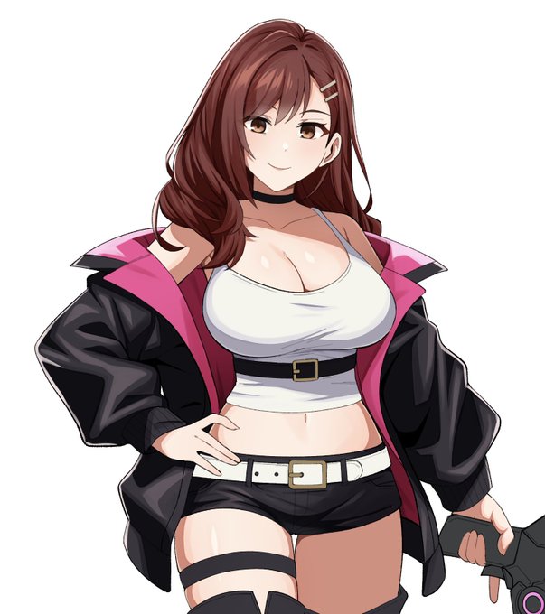 太ももか胸か顔のどこかに ほくろつけるのいいかもしれないなこれ… どこがええんやろ