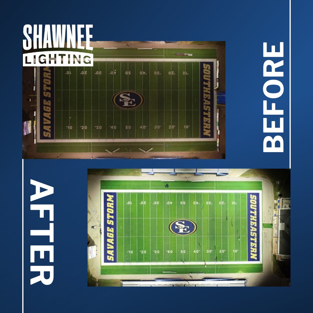 ShawneeLighting's tweet image. 🏈 Shawnee Lighting brought long-lasting illumination to Southeastern's sports fields, ensuring optimal visibility for every game.

#Southeastern #ShawneeLighting #SportsLighting