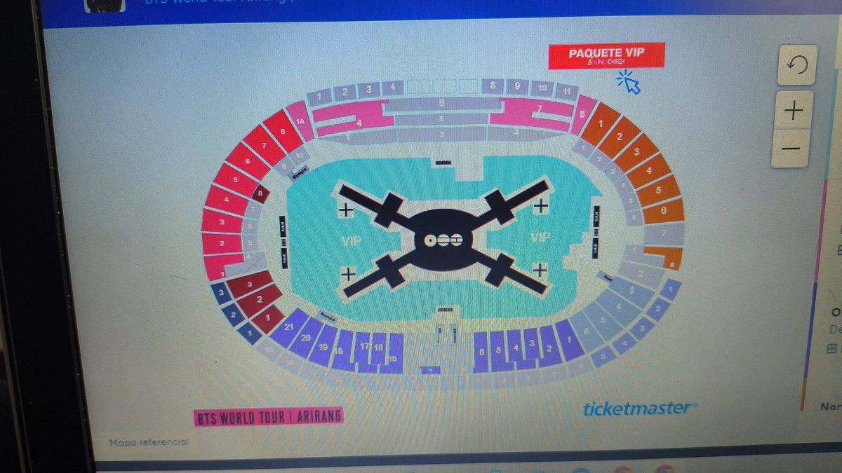 AnaMa2005's tweet photo. Así está el mapa del 3 de octubre de BTS Colombia chicas, mi amiga y yo compramos para el 2 de octubre en sur alta sector 4, y ya quedaban pocas en ese sector, la mejor de la suerte a todas, si se puede ✊💜💜 https://t.co/JJX5PPSxWD