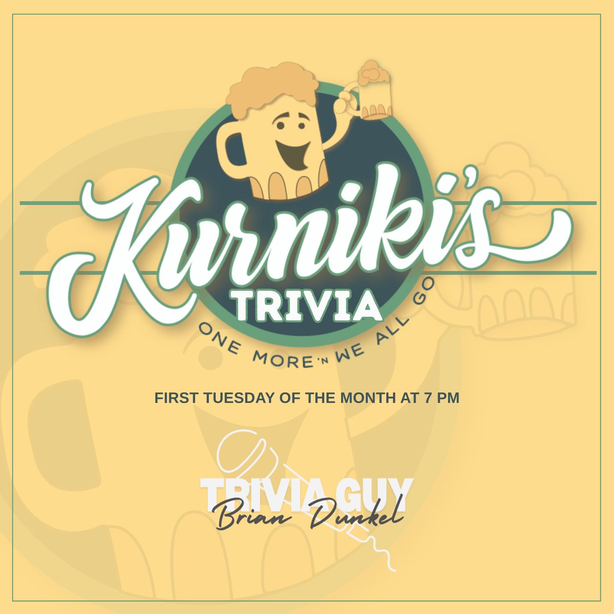 bcdunkeltrivia's tweet photo. West Madison! 🚨 Premier Trivia is at KurNiki's TONIGHT at 7 PM! 🧠🍻 Monthly showdown &amp; my only West side stop until MAY. Don't wait! Gather your team &amp; join the fun. 👇 #MadisonWI #TriviaNight #WestMadison https://t.co/V7XZ50YMac