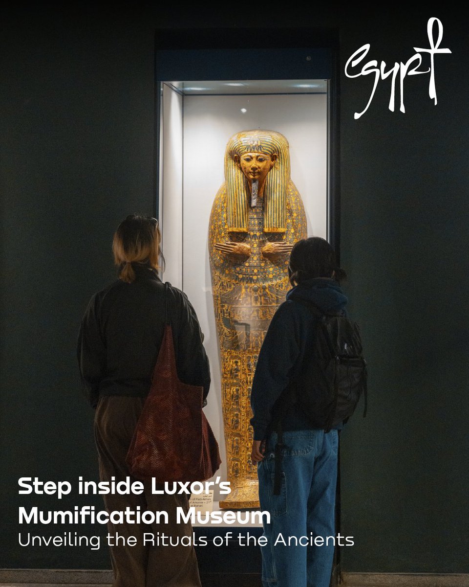 ExperienceEgypt's tweet image. Go beyond the tombs to see the precision and devotion that went into the art of eternity. A deeper look at the legacy of the ancient Egyptians at the Mumification Museum of Luxor.

#ExperienceEgypt #VistEgypt #Egypt