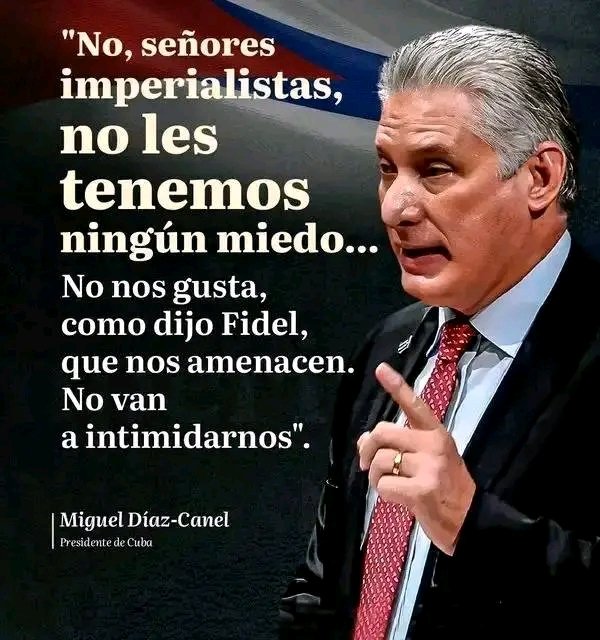 Bajo la guía de Díaz-Canel Bermúdez, la Revolución Cubana avanza con paso firme, reafirmando su compromiso con el bienestar del pueblo y la soberanía nacional. #YoSigoAMiPresidente