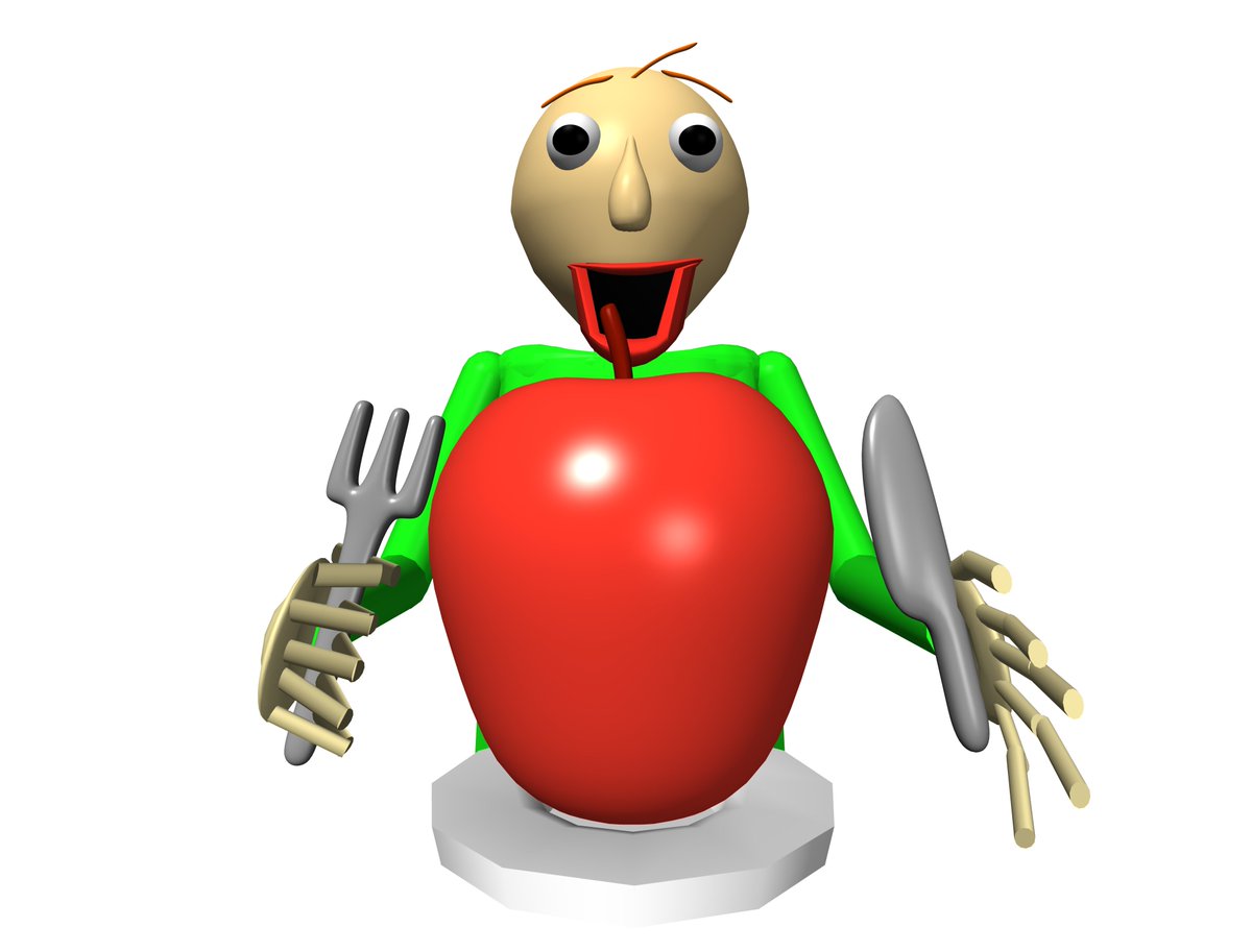 Random Baldi Renders Every OTHER Hour tweet media