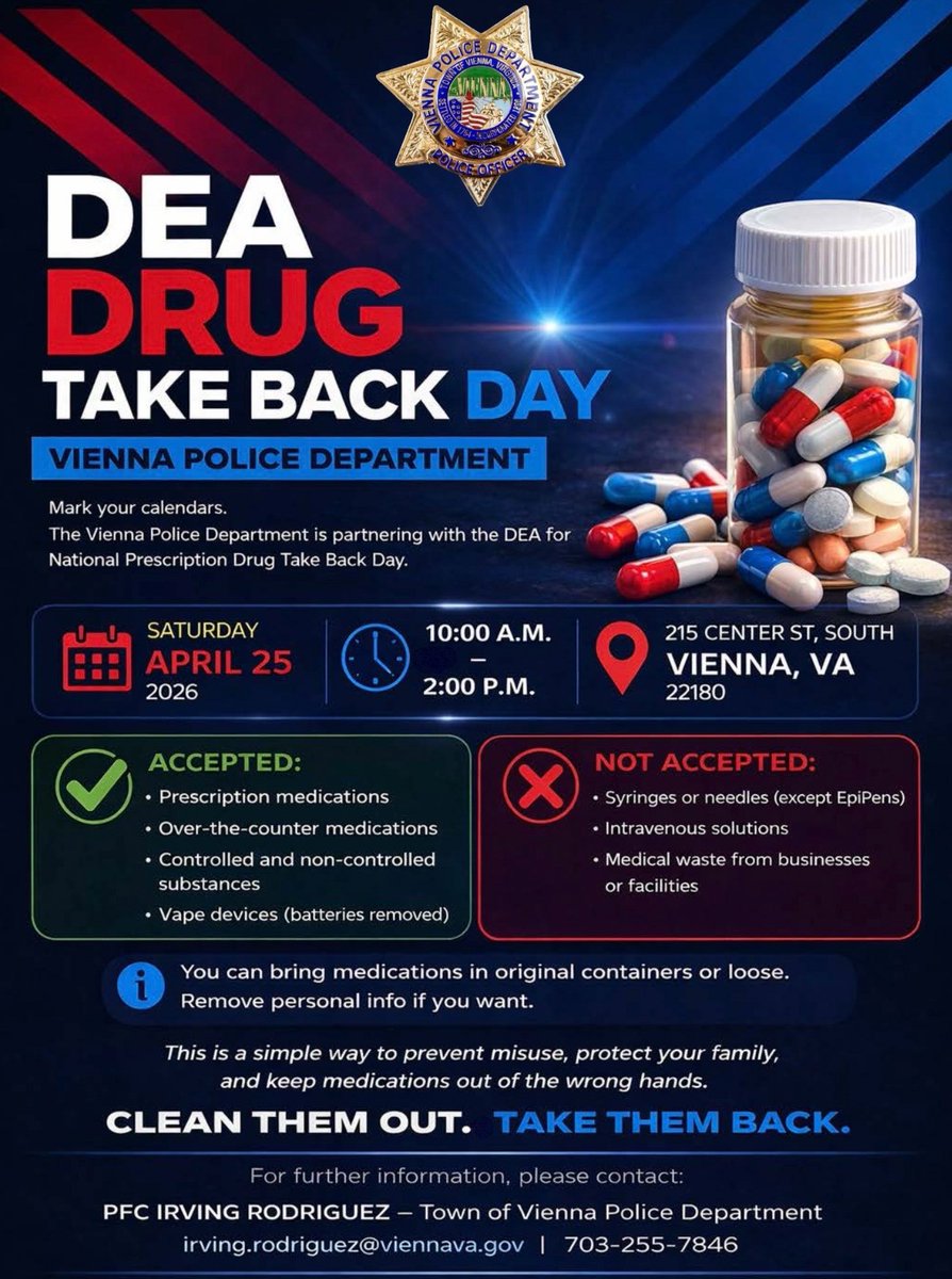 Town of Vienna Police tweet media