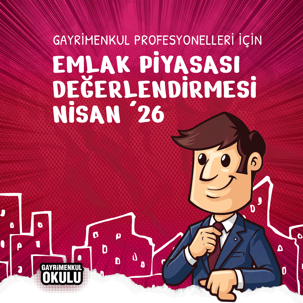 Gayrimenkul Profesyonellerine Özel, Nisan Ayı Emlak Piyasası Değerlendirmesi  video eğitimimiz yayında. Eğitimi online satın alabilir veya Youtube gayrimenkul profesyoneli katıl abonesi olabilirsiz.  

l24.im/pCIT
