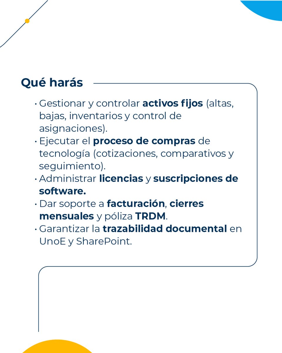 OpenIntlco's tweet photo. En Open seguimos creciendo y necesitamos un Analista Administrativo – Activos Fijos &amp; Compras.

Envía tu CV a jobs@openintl.com https://t.co/nSWgBGXAKm
