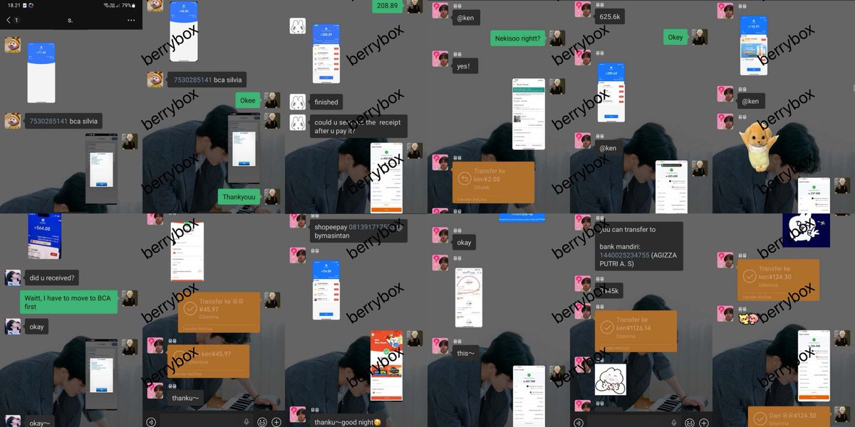 BerryboxCargo's tweet photo. 印尼本地人接印尼仅代付，汇率2465手续费2r，lxfs：limjiannnn

tg. nct cortis aespa baemon skz bts exo blackpink https://t.co/BF8WpK0cy6
