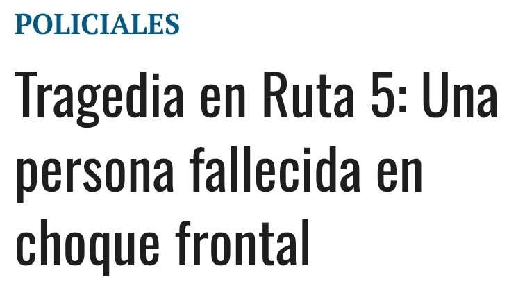 La magnitud de la catástrofe vial sólo la tenemos quienes transitamos frecuentemente con riesgo altísimo de accidente mortal.
Ruta Nacional 5 (Luján-Santa Rosa).
Cc. <a href="/diegocabot/">Diego Cabot</a> 
👇👇