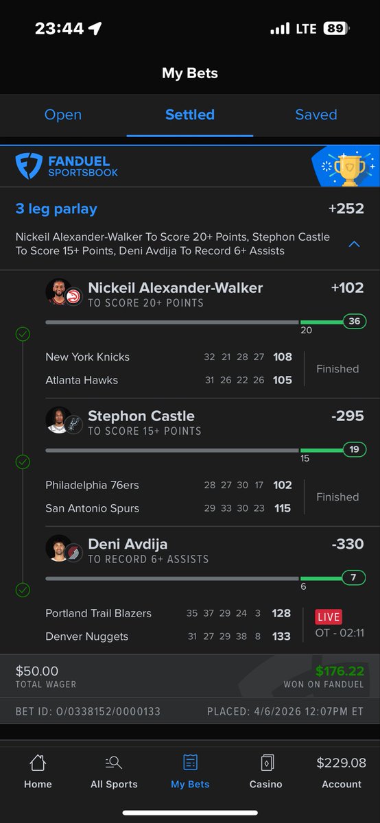 elsonjack's tweet photo. @CodyBrownBets Let’s goo for 3 in row baby !!! In Cody we trust 🤞🏻 https://t.co/63S06IPyfJ