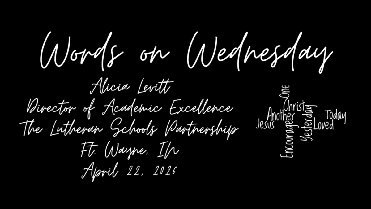 LutheranEd's tweet photo. Alicia Levitt of The Lutheran Schools Partnership in Fort Wayne offers today's WOW video. Alicia focuses her devotion on Ecclesiastes 4:9-12 and the community we have as Lutheran educators. To hear her words, go to https://t.co/F3pW6KwUnj. #lea #WOWvideo #alicialevitt https://t.co/oWFnd0fTUf