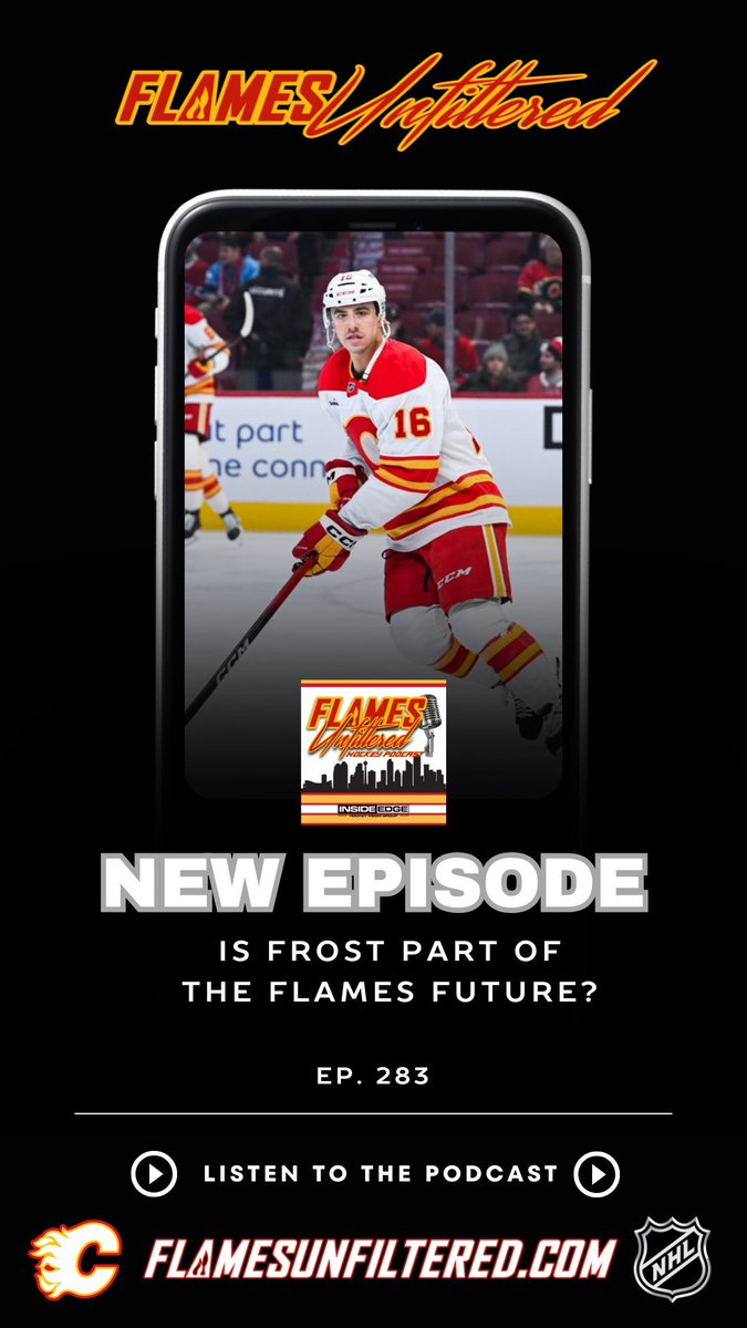 NEW EPISODE ALERT 🚨 Flames Unfiltered with hosts Brad Burud and Kyle Lewis - All the latest #Flames talk - flamesunfiltered.com/latest-episode/