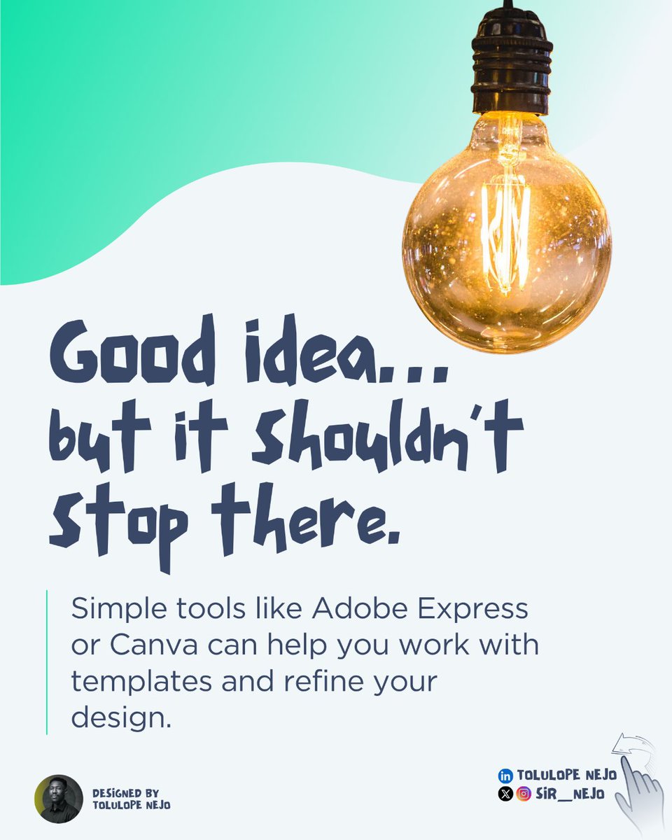 Sir_Nejo's tweet photo. Quick one

After AI generates your design idea… what happens next?

Because I’m not sure “post immediately” is the answer https://t.co/1KmAvhxcpA