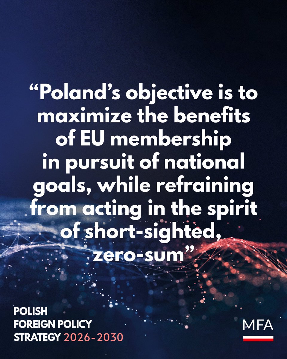 Ministry of Foreign Affairs 🇵🇱 tweet media