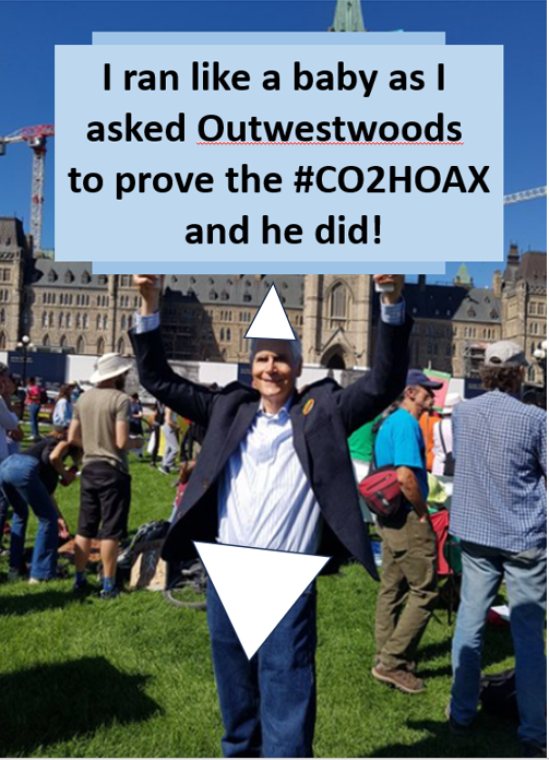 outwestwoods's tweet photo. @DrKutney @PeterDClack Peter,
This #chinabot is just here to waste your time...
He actually understands the CO2HOAX that is why he wont debate, he knows he will lose....
The scam starts with their non sense math....
#climatebrawl https://t.co/wq3bUNTHdl