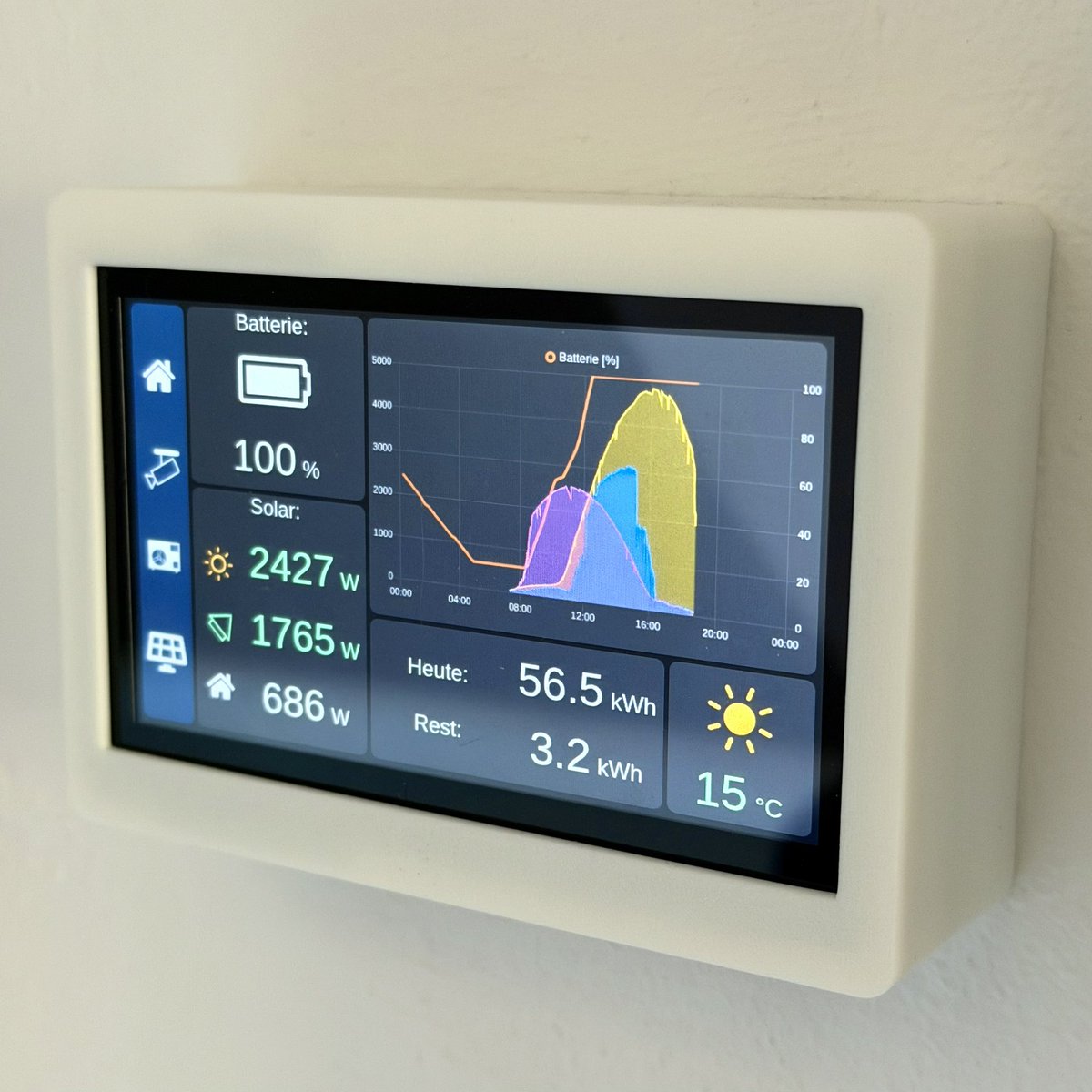 tech_tobi's tweet image. Als ich 2022 Projekt #CPVGE erdacht  &amp;amp; gebaut habe, hatte ich das nicht kommen sehen: seine 8 vertikalen Module in 10 Grad Süd haben heute in der Morgensonne 🌅 den Marstek Batteriespeicher fast alleine aufgeladen (lila Graph) 🔋 🤩  #jederQuadratmeterPVzaehlt #pvbuddies