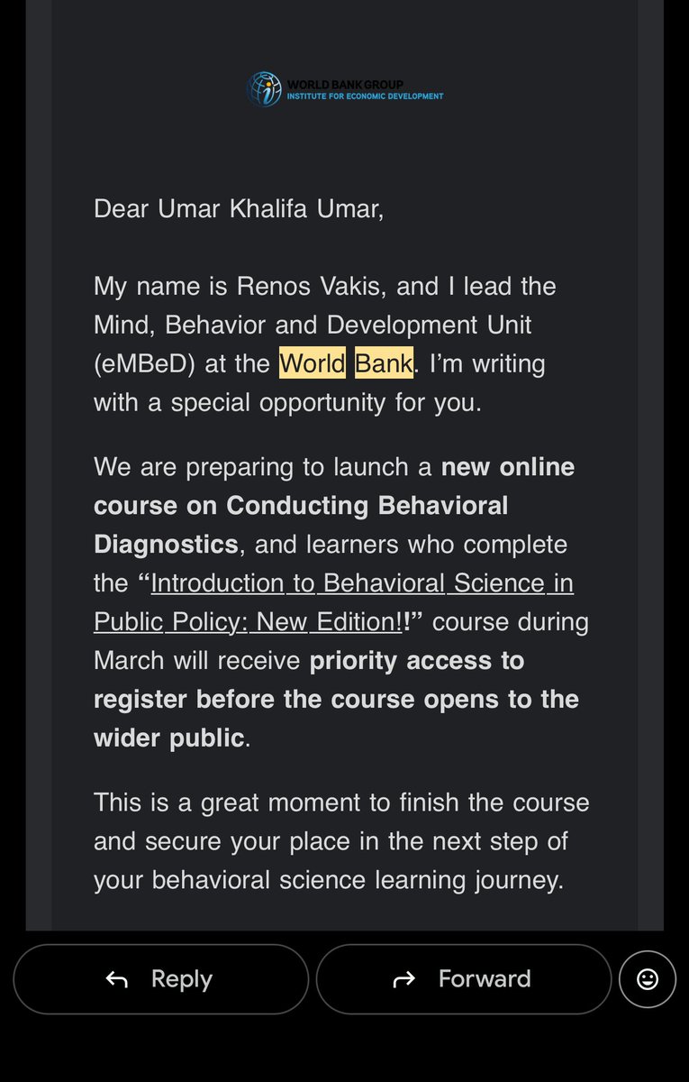 umarkhalifa19's tweet image. As you are working,you are studying.

@WorldBankGroup @WorldBank