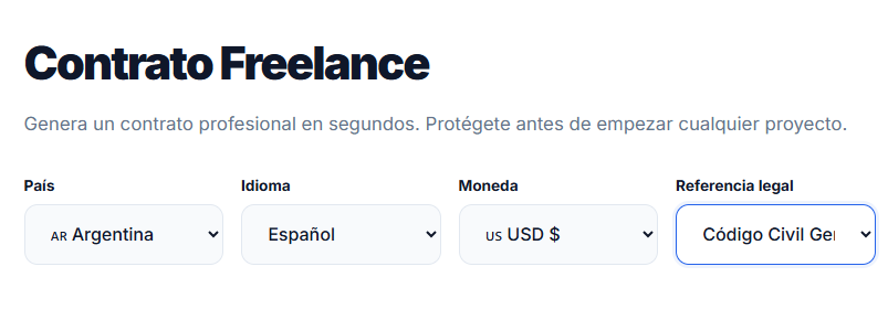 utilboxoficial's tweet photo. Generador de Contratos Pro ⚖️

No necesitas un abogado de $200 para proteger tu trabajo freelance.

Rellena los campos y genera un contrato legal en PDF listo para firmar. Gratis y rápido.

Crea el tuyo: https://t.co/tMzcVqe1yU https://t.co/95IiVcaHkN