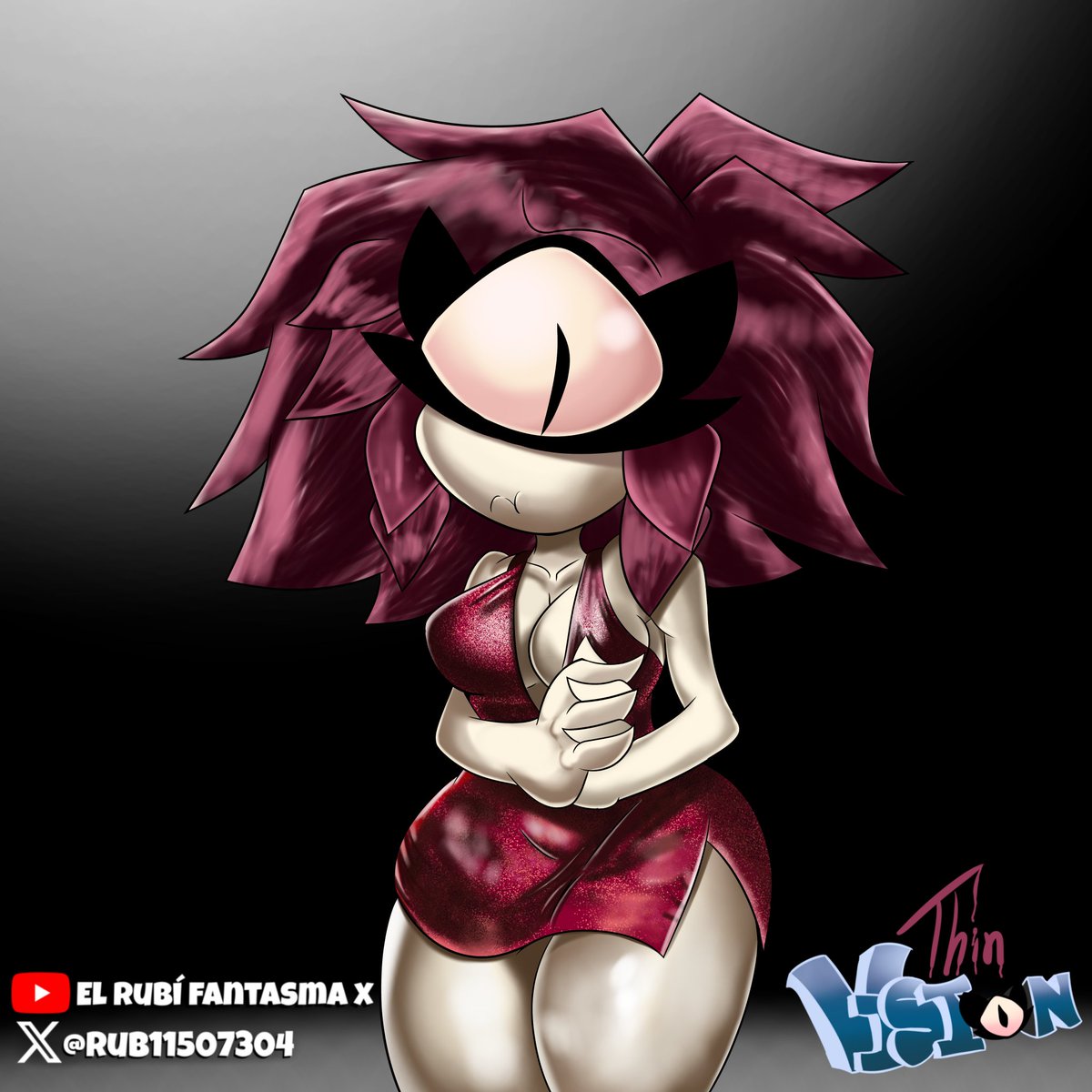 Rub11507304's tweet photo. Grace with a dress 

She is nori's sister (Nori is the adopted one BTW lmao) 

More of Thin Vision Art https://t.co/OA3oOMRaG0