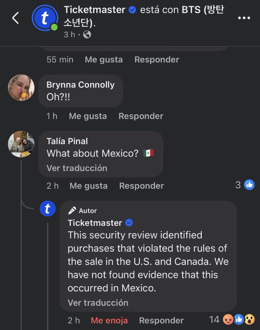 i95BOY's tweet photo. hasta en otros países CONFIRMAN que México tuvo problemas en la preventa y ustedes dicen que no?? COMO ESTÁ ESO?? MENTIROSOS!! @Ticketmaster_Me @Ticketmaster
CANCELEN Y LIBEREN TODOS LOS BOLETOS DE REVENTA de todos los revendedores (ustedes saben muy bien quienes y cuántos son) https://t.co/mNrtyAf6dx