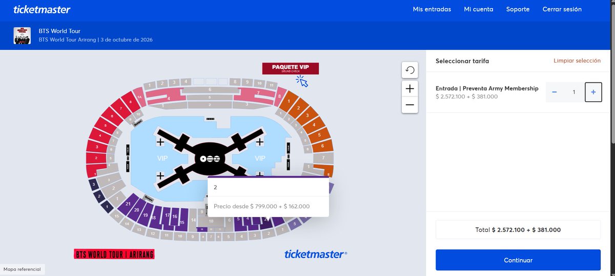 Melymel_c's tweet photo. gracias ticketmaster colombia por ser una basura, 2 cuentas 2 casas diferentes y a ambas nos bota al momento de pagar https://t.co/bTstQ5k7WG