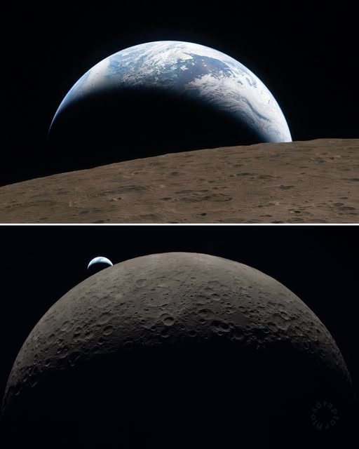 MtyFollow's tweet image. HISTÓRICO: La @NASA acaba de publicar una nueva fotografía de la #Tierra que fue tomada desde la cara oculta de la #Luna    #ArtemisII