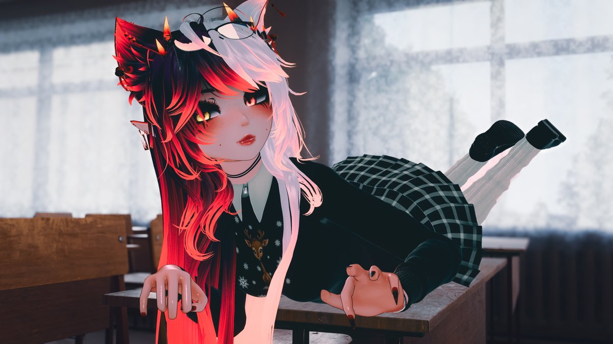 VRDancing's tweet photo. Hey kittens! 🐾 Ready for an after-school session? https://t.co/EbBhtV5ejJ