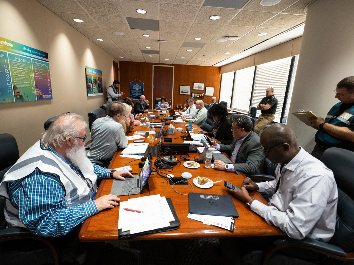 maria_f_vazquez's tweet photo. Safety is our #1 priority. This week, I joined @SEM_OCPS and @OCPSnews leaders for a tabletop exercise. The team walked through a realistic crisis scenario and tested our response protocols should the unthinkable happen. 

 We practice so we can be ready for anything. https://t.co/nUGwnRNnAf