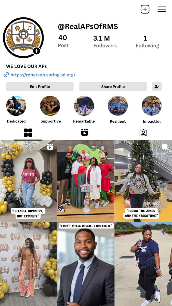 Roberson Middle School tweet media