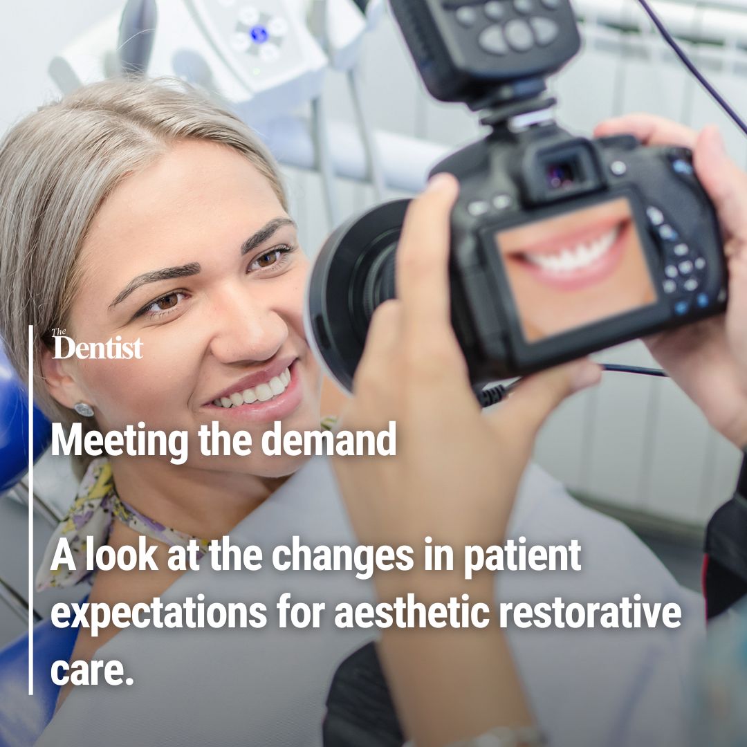 TheDentistMag's tweet image. Meeting the demand 

A look at the changes in patient expectations for aesthetic restorative care.

Read the full article here:
➡️  ow.ly/YJ1W50YF2WL

#aesthetic #restorative #dentistry #workflow #patientcare