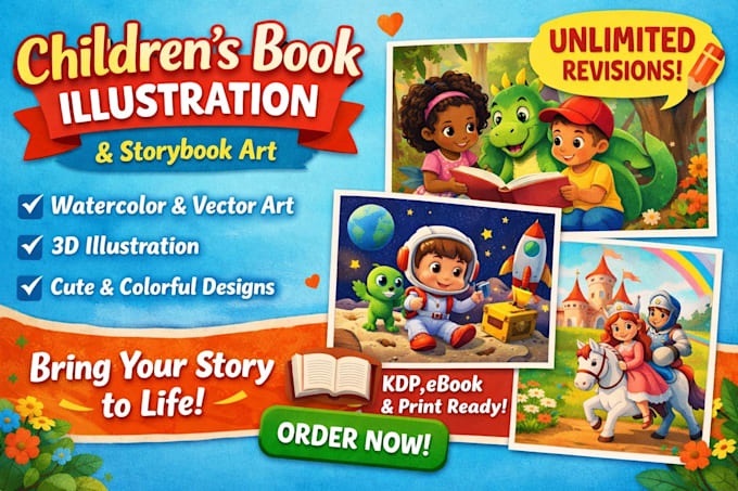 shizzy_digital's tweet photo. Make your story unforgettable with magical, high-quality children’s book illustrations ✨����

Order here: https://t.co/pqiHGHdrIb

#ChildrensBook #BookIllustration #Illustration #KidsBooks #FiverrGig #SelfPublishing #IndieAuthors #BookArt #Illustrator #StorybookIllustration https://t.co/zITYFrG3KG