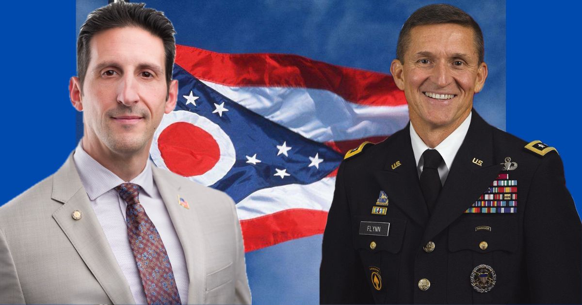 jackwindsor's tweet image. COLUMBUS — Retired Lt. Gen. Michael Flynn reminded Ohio Republicans Tuesday of his November 2025 endorsement of Marcell Strbich for secretary of state and called on them to get out and vote. #Ohio #OhioNews #Politics #BreakingNews #Elections
