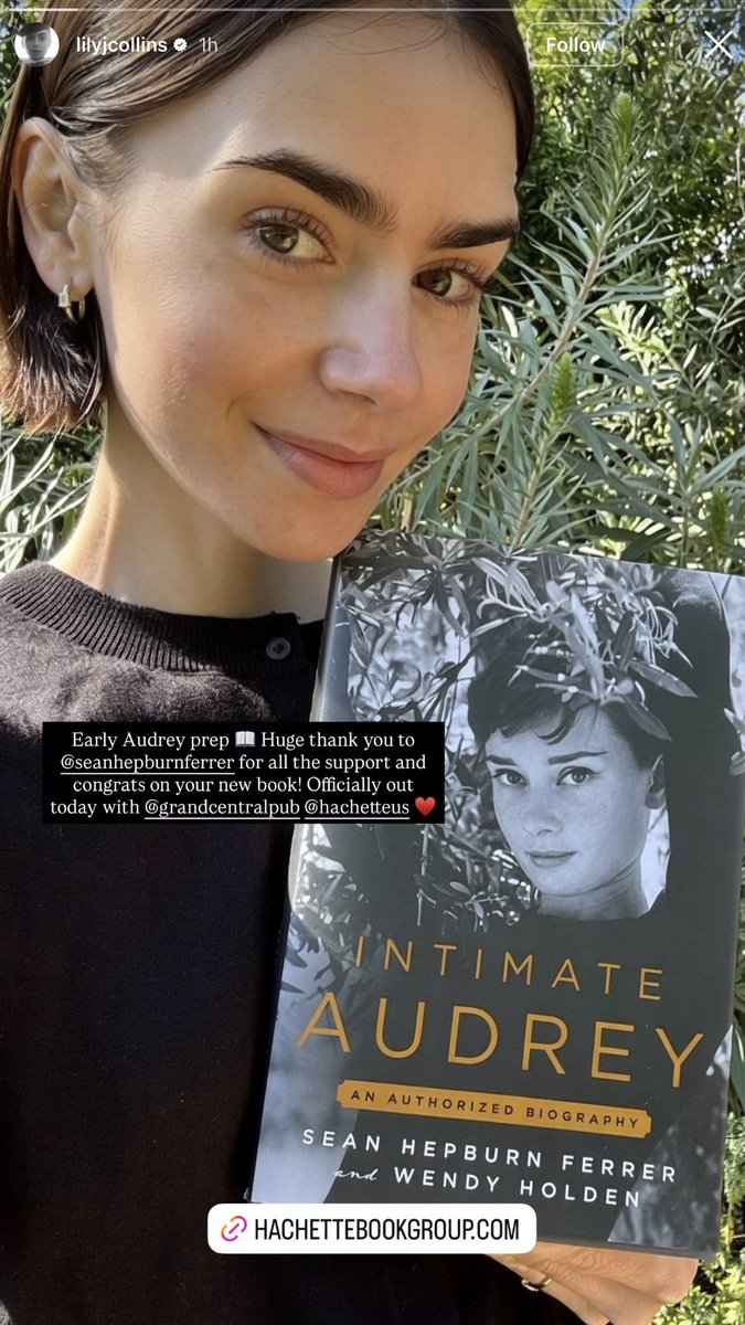 RLTAgency's tweet photo. The lovely @lilycollins posted a charming story today with our book to help publication! https://t.co/nYYLwmMfk3